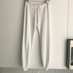 Monrow White Supersoft Vintage Sweatpants